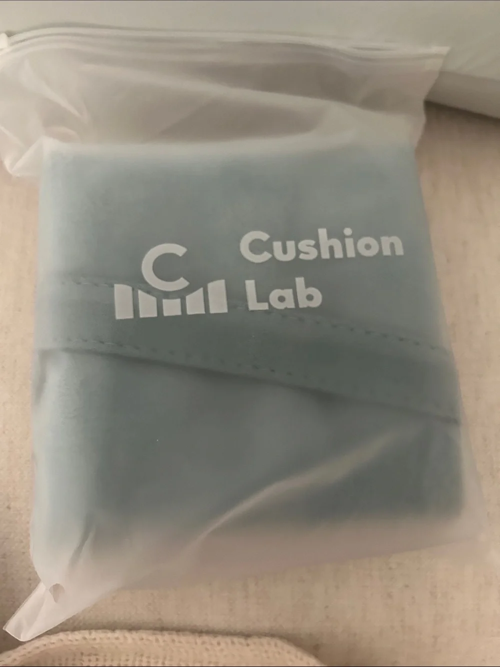 Cushion Lab Deep Sleep Travel Pillow, Wellness Green, NWT Open box